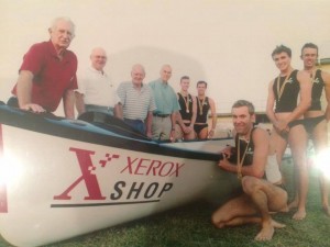 Photo of boat crew with Joe Law second from left